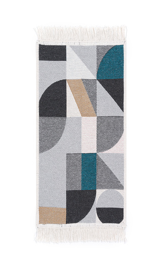 Dwustronny Dywanik Chodniczek Orient 40x70 10 Geometria Kolorowa Frędzelki