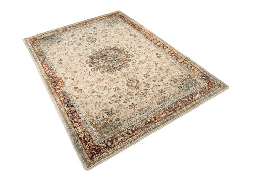 Wełniany Dywan Dywilan Omega Kordoba Koniak Ornament