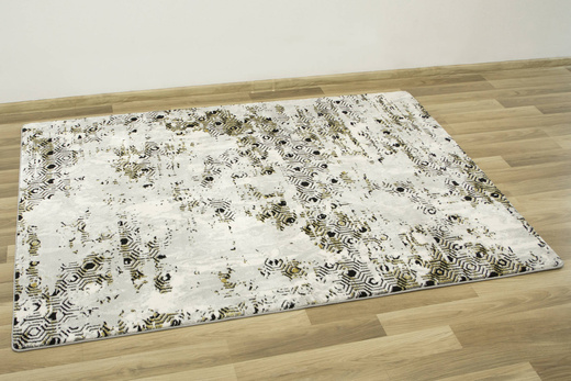 Dywan Diamond K8727G Gold Krem Czarny