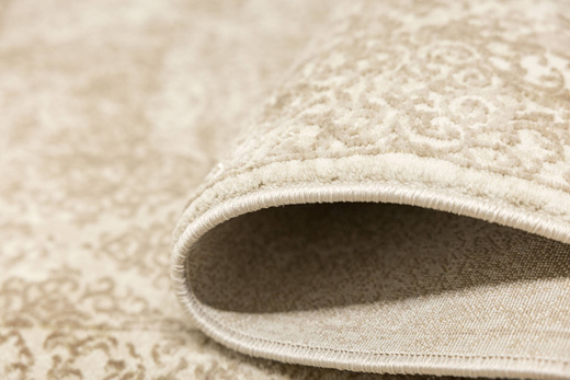 Chodnik Allora Plus 7754A l.beige Beż Krem Złoty Ornament szerokość 80 cm