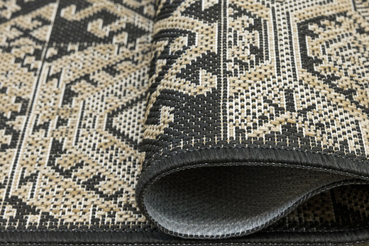 Antypoślizgowy Dywan FLEX 19636/P10 Grafit Beż Patchwork