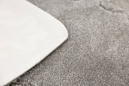 Dywanik Łazienkowy Antypoślizgowy Marika Grey Szary Kwiaty