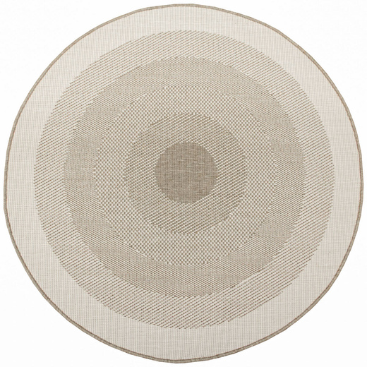 Okrągły Dwustronny Dywan Sznurkowy Brussels 2205195/10610 Linen Beż Krem Koła Outdoor