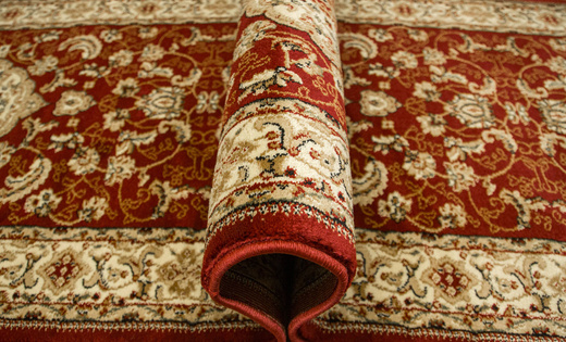 Chodnik 2095A red/cream Ornament Kwiatowy Czerwień Krem szerokość 150 cm