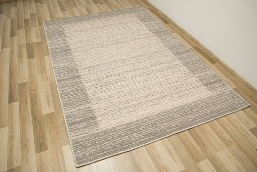 Wełniany Dywan Isfahan-M Cyryna Popielaty Ramka