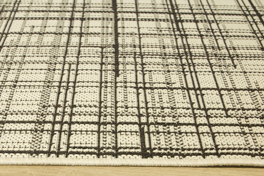 Antypoślizgowy Chodnik 19171/19 Brąz Kratka szerokość 67 cm