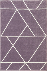 Dywan Dziecięcy Lima C877B lila/cream Fiolet Krem Trójkąty