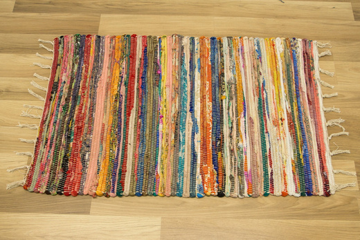 Dwustronny Materiałowy Dywanik Chodniczek Chindi