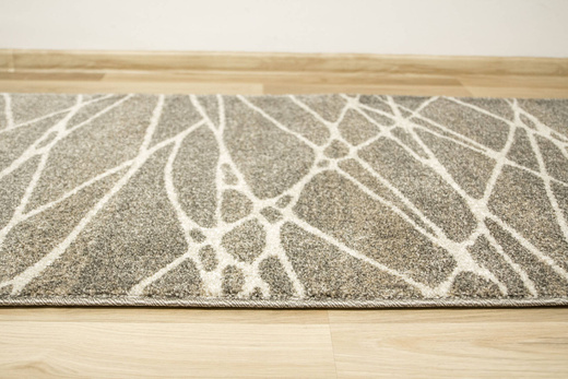 Chodnik Lara E54A_FTA63 b Beż krem Szary Linie szerokość 67 cm