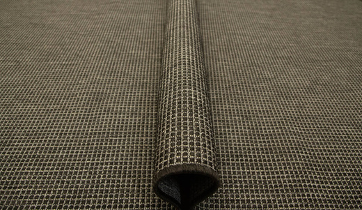 Dywan Dwustronny Sznurkowy Brussels 205664/11010 night silver Grafit Szary Pasy Outdoor