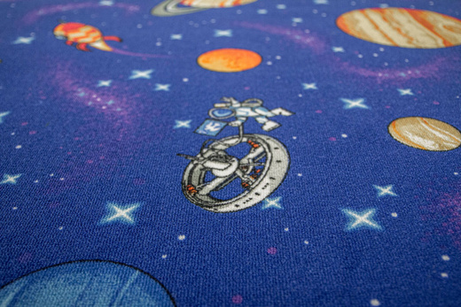 Dywan Dziecięcy Galaxy Galaktyka Komos Rakiety Planety