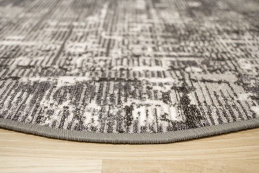 Antypoślizgowy Okrągły Dywan Astral 19 Szary Beton