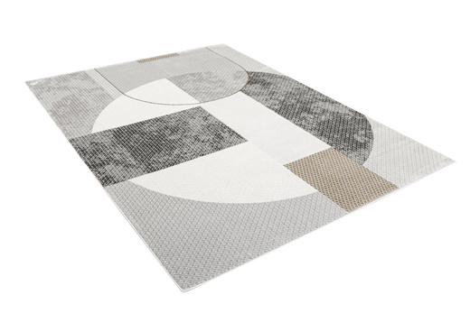 Dywan Verano H550A cream/antrasit Krem Szary Złoty Geometria