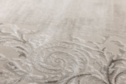 Dywan Nantes NT211A Vizon/Vizon Szarobeżowy Krem Ornament