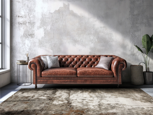 Dywan Ponte N839A l.grey/beige Szary Brąz Tynk