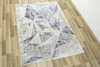 Dywan Verano C467A m grey/l.blue Szary Niebieski Trójkąty
