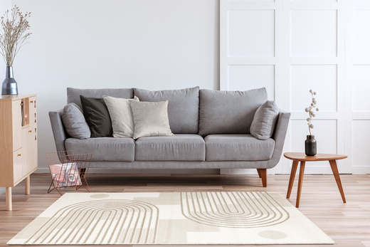 Dywan Matara N973A white/l.beige Beż Krem Geometria