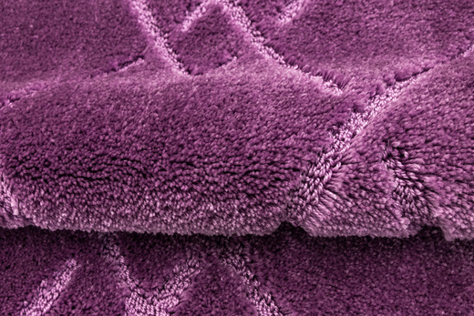 Dywanik Łazienkowy Antypoślizgowy Moreno Violet Fioletowy Romby