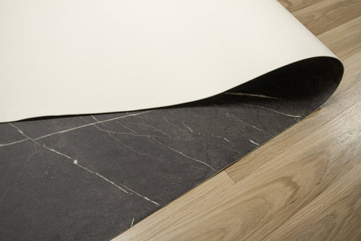 Wykładzina PCV Stellar Celeste 598 Marmur Grafit Szary szerokość 3 m