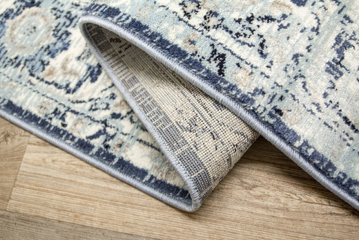 Dywan Victoria 7094A l.blue/cream Ornament Niebieski Krem