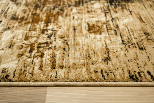 Dywan Super Rose 9187A Gold/Beige Beż Czarny Przecierany