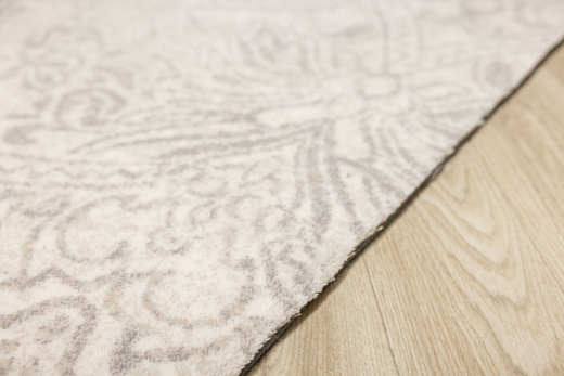 Wełniany Dywan Agnella Agnus Berien Bialy Ornament Beż Krem Szary