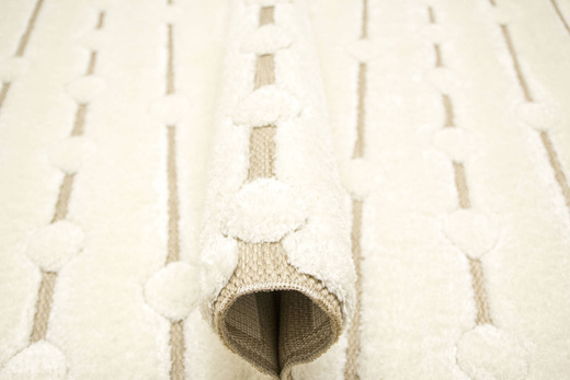 Dywan Shaggy Lula Soft IM49A Krem Beż Kropki