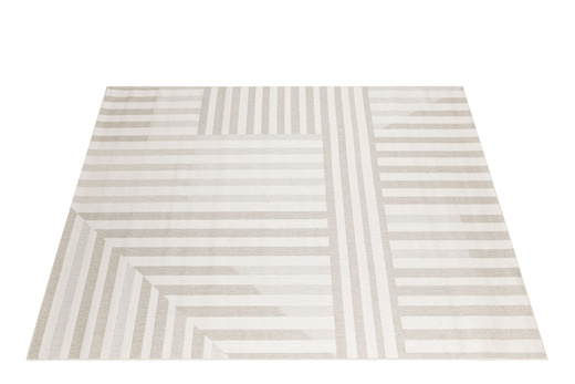 Dywan Sznurkowy Haga 04769A vizon/cream Krem Beż Szary Paski Outdoor