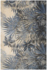 Dywan Isfahan Sense Niebieski Monstera Palmy