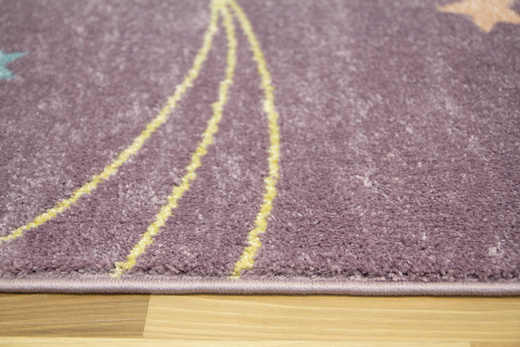 Dywan Lima 1296A lila/blue Uśmiechnięte Gwiazdki