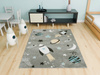  Dywan Lima C276A l.grey/cream Rakiety Kosmos Szary