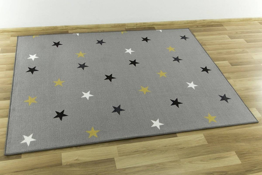 Dywan Stars 19 szare gwiazdki