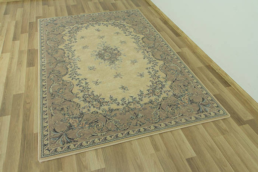 Wełniany Dywan Agnella Isfahan Dafne Alabastrowy