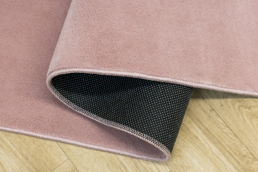 Dywan Plush Rosa Antypoślizgowy Pudrowy Róż Rabbit