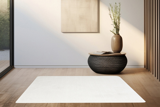 Dywan Shaggy Antypoślizgowy Malmo Biały