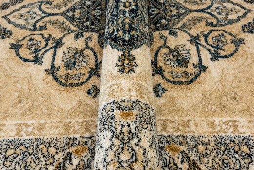 Wełniany Dywan Isfahan Brenda Jasny Beż Ornament