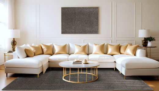 Wykładzina Fortuna 77 AB Szary Juta szerokość 4 m