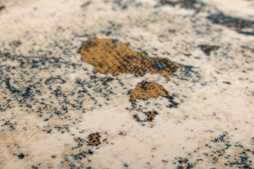 Wełniany Dywan Isfahan Clario Krem Marmur Terrazzo Beż