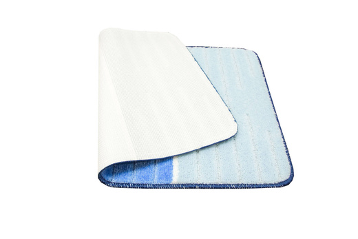 Komplet 2-częściowy Łazienkowy Como Blue Niebieski Krem Pasy