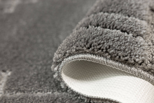 Dywanik Łazienkowy Antypoślizgowy Sego Grey Szary Prostokąty Mozaika