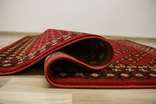 Dywan Ornamentowy Afgan 3099A red/black Czerwony Czarny