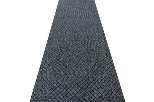 Podgumowany Chodnik Wycieraczka Lider 1402 URB Szary Romby szerokość 100 cm