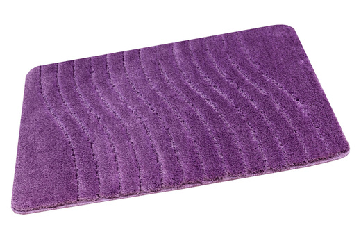 Dywanik Łazienkowy Antypoślizgowy Sara Fioletowy Fale