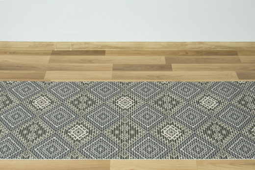 Mata Łazienkowa Softy-tex 827 patchwork romby aztec szary szerokosć 65 cm