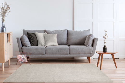 Wykładzina Veyron 176 Szary na filcu szerokość 4 m