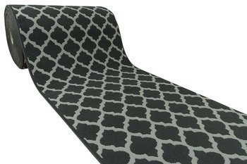 Chodnik luna 503402/89922 koniczyna d.grey szerokość 120 cm