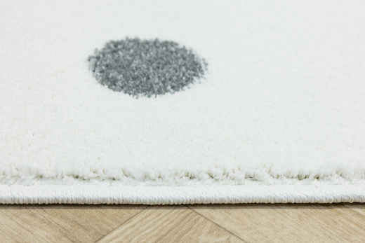 Dywan Dziecięcy C275A cream/lila Krem Kropki