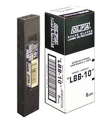 Czarne ostrza segmentowe olfa LBB-10