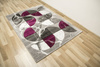 Dywan Amelia A472B grey/purple Szary Fiolet Półkola Marmur 