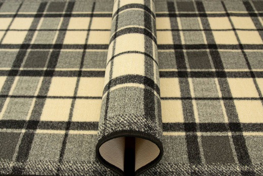 Antypoślizgowy Chodnik Grand 19 Szary Kratka szerokość 80 cm